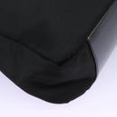 GUCCI Bamboo Hand Bag Nylon 2way Black Silver 000 2058 0509 5 Auth bs24539-15