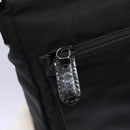 GUCCI Bamboo Hand Bag Nylon 2way Black Silver 000 2058 0509 5 Auth bs24539-17