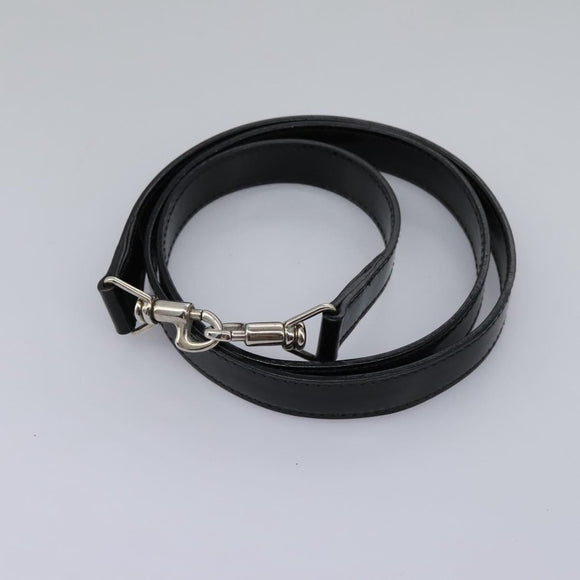 GUCCI Bamboo Hand Bag Nylon 2way Black Silver 000 2058 0509 5 Auth bs24539