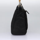 GUCCI Bamboo Hand Bag Nylon 2way Black Silver 000 2058 0509 5 Auth bs24539-4