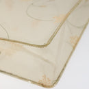 CHANEL Shoulder Bag Vinyl Beige CC Auth bs24548-15