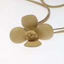 CHANEL Shoulder Bag Vinyl Beige CC Auth bs24548-17