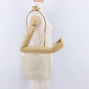 CHANEL Umhängetasche Vinyl Beige CC Auth bs24548-21