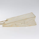 CHANEL Shoulder Bag Vinyl Beige CC Auth bs24548-4