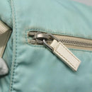PRADA Shoulder Bag Nylon Light Blue Silver Auth bs24552-18