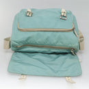 PRADA Shoulder Bag Nylon Light Blue Silver Auth bs24552-10