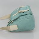 PRADA Shoulder Bag Nylon Light Blue Silver Auth bs24552-4