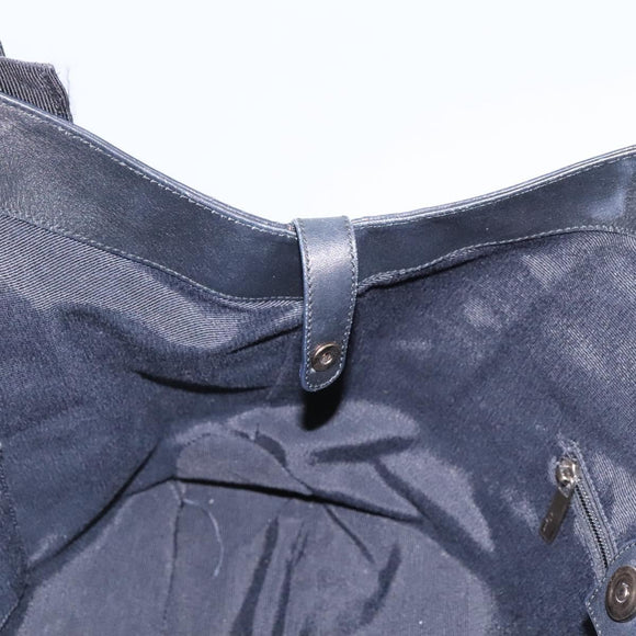 Salvatore Ferragamo Shoulder Bag Enamel Black Gold Auth bs24560