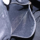 Salvatore Ferragamo Shoulder Bag Enamel Black Gold Auth bs24560-22