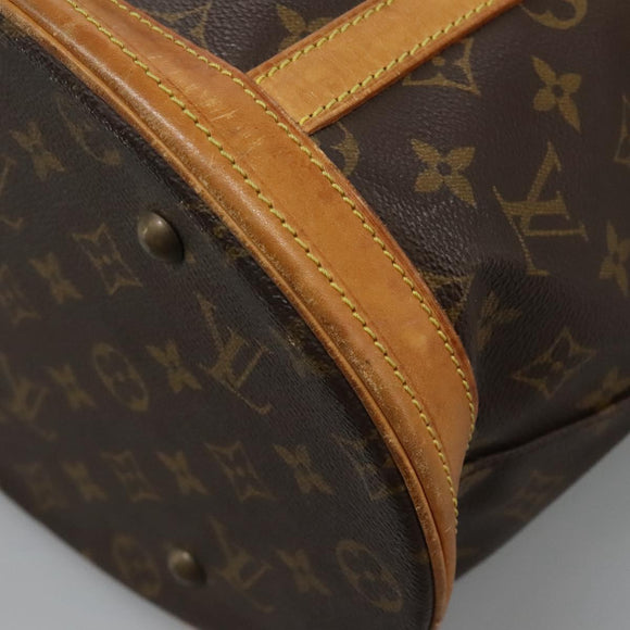 LOUIS VUITTON Monogram Bucket GM Shoulder Bag M42236 LV Auth bs24567