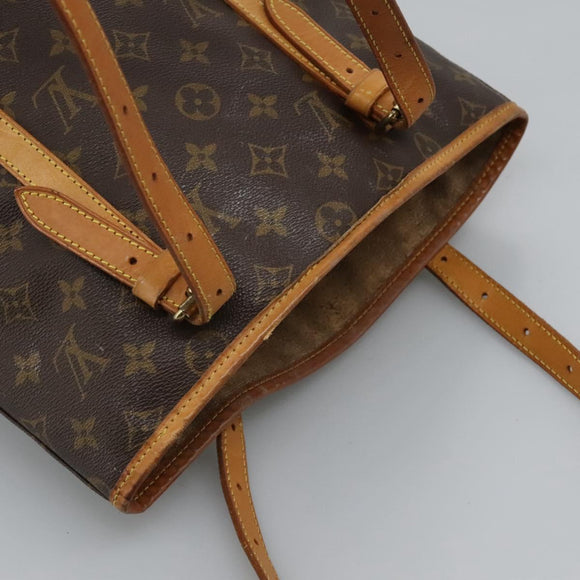 LOUIS VUITTON Monogram Bucket GM Shoulder Bag M42236 LV Auth bs24567