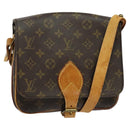LOUIS VUITTON Monogram Cartouchiere MM Shoulder Bag M51253 LV Auth bs24573-1