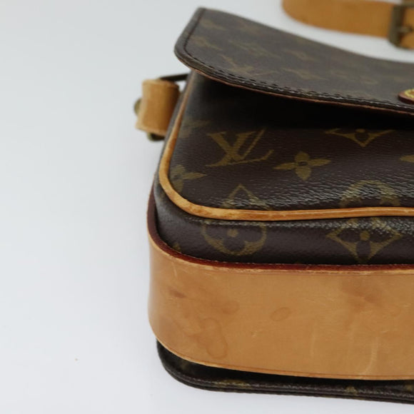 LOUIS VUITTON Monogram Cartouchiere MM Shoulder Bag M51253 LV Auth bs24573