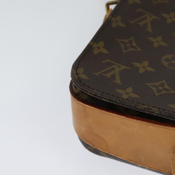 LOUIS VUITTON Monogram Cartouchiere MM Shoulder Bag M51253 LV Auth bs24573