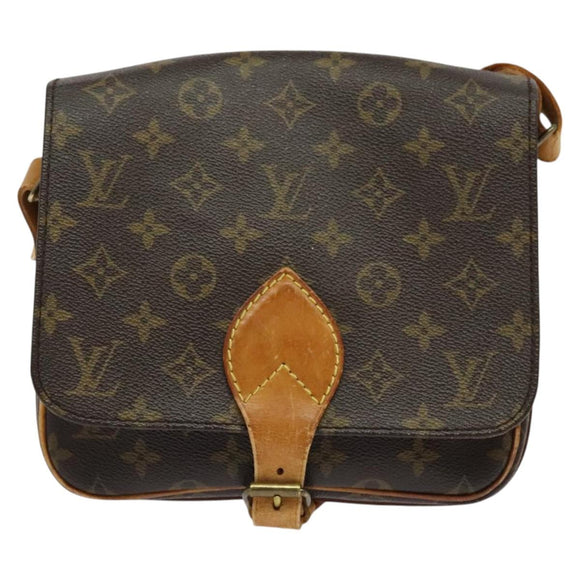 LOUIS VUITTON Monogram Cartouchiere MM Shoulder Bag M51253 LV Auth bs24573