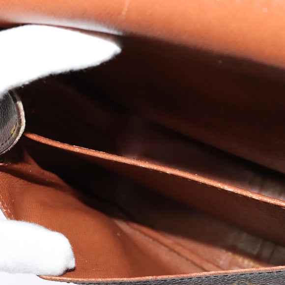 LOUIS VUITTON Monogram Cartouchiere MM Shoulder Bag M51253 LV Auth bs24573