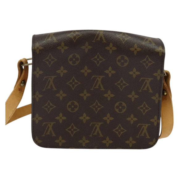 LOUIS VUITTON Monogram Cartouchiere MM Shoulder Bag M51253 LV Auth bs24573