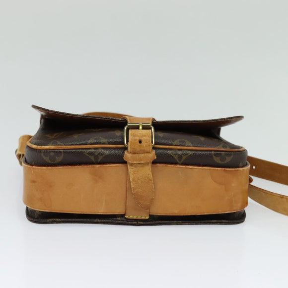 LOUIS VUITTON Monogram Cartouchiere MM Shoulder Bag M51253 LV Auth bs24573