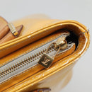 LOUIS VUITTON Monogram Vernis Houston Hand Bag Gris M91053 LV Auth bs24577-17