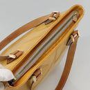 LOUIS VUITTON Monogram Vernis Houston Hand Bag Gris M91053 LV Auth bs24577-6