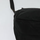 PRADA Shoulder Bag Leather Black Auth bs24581-15