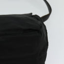 PRADA Shoulder Bag Leather Black Auth bs24581-16