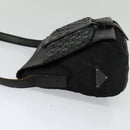 PRADA Shoulder Bag Leather Black Auth bs24581-3