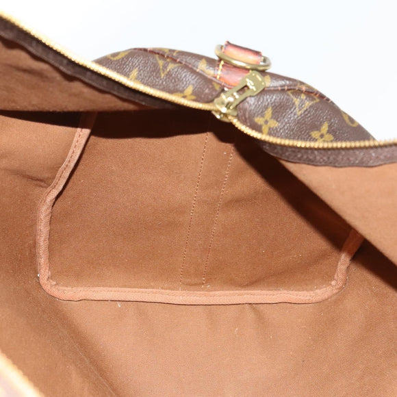 LOUIS VUITTON Monogram Keepall Bandouliere 55 Boston Bag M41414 LV Auth bs24587