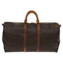 LOUIS VUITTON Monogram Keepall Bandouliere 55 Boston Bag M41414 LV Auth bs24587-13