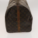 LOUIS VUITTON Monogram Keepall Bandouliere 55 Boston Bag M41414 LV Auth bs24587-4