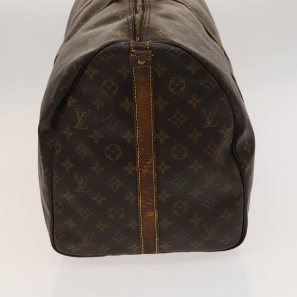 LOUIS VUITTON Monogram Keepall Bandouliere 55 Boston Bag M41414 LV Auth bs24587
