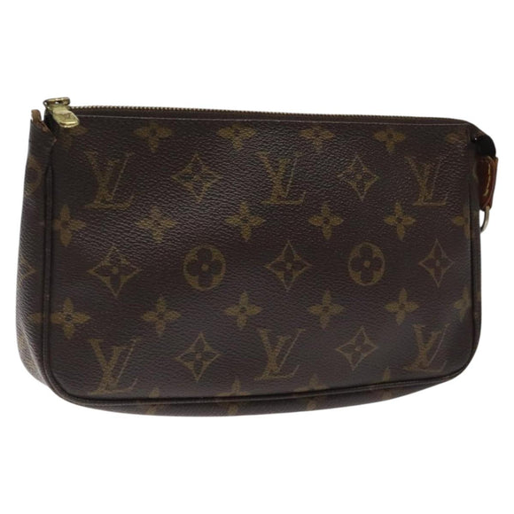 LOUIS VUITTON Monogram Pochette Accessoires Pouch M51980 LV Auth bs24588