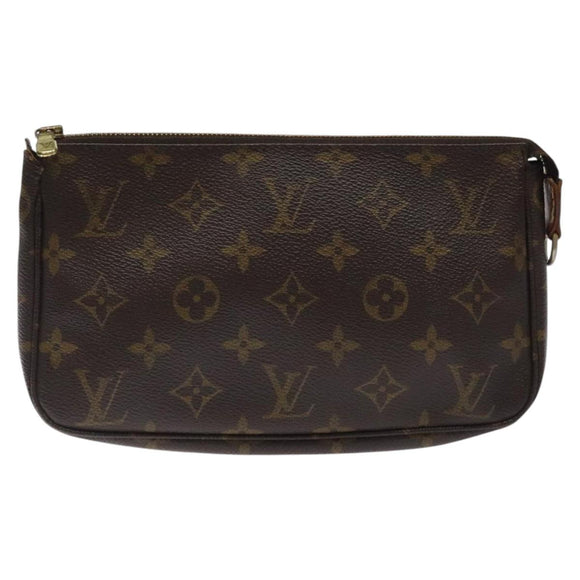 LOUIS VUITTON Monogram Pochette Accessoires Pouch M51980 LV Auth bs24588