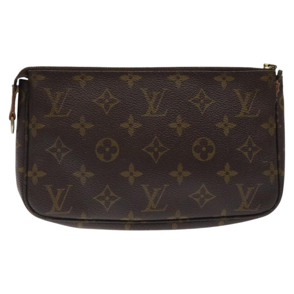 LOUIS VUITTON Monogram Pochette Accessoires Pouch M51980 LV Auth bs24588
