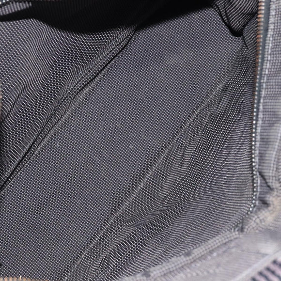 HERMES Her Line PM Tote Bag Canvas Gray Silver Auth bs24608