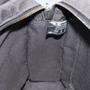 HERMES Her Line PM Tote Bag Canvas Gray Silver Auth bs24608-19