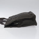 HERMES Her Line PM Tote Bag Canvas Gray Silver Auth bs24608-4