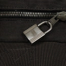 HERMES Her Line MM Tote Bag Canvas Gray Silver Auth bs24609-17