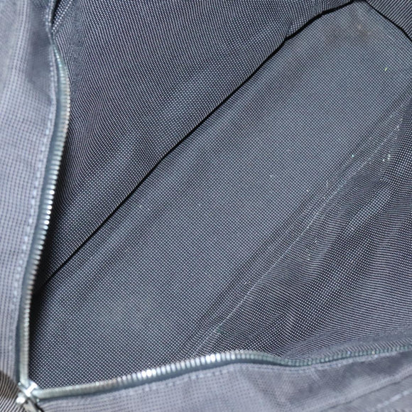 HERMES Her Line MM Tote Bag Canvas Gray Silver Auth bs24609