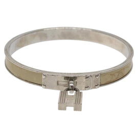 HERMES Bracelet Metal Beige Silver Auth bs24610 - 0