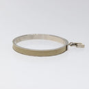 HERMES Bracelet Metal Beige Silver Auth bs24610-5