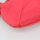 Salvatore Ferragamo Shoulder Bag Nylon Pink Gold Auth bs24618-16