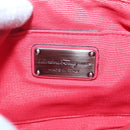 Salvatore Ferragamo Shoulder Bag Nylon Pink Gold Auth bs24618-18