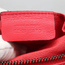 Salvatore Ferragamo Shoulder Bag Nylon Pink Gold Auth bs24618-12