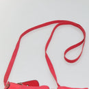 Salvatore Ferragamo Shoulder Bag Nylon Pink Gold Auth bs24618-8