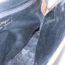 Salvatore Ferragamo Shoulder Bag Leather Brown Gold Auth bs24619-17