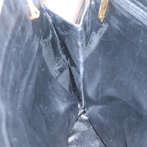 Salvatore Ferragamo Shoulder Bag Leather Brown Gold Auth bs24619