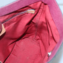 LOEWE Shoulder Bag Leather Silver Auth bs24622-18