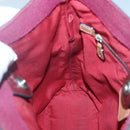 LOEWE Shoulder Bag Leather Silver Auth bs24622-19