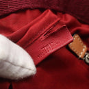 LOEWE Shoulder Bag Leather Silver Auth bs24622-12